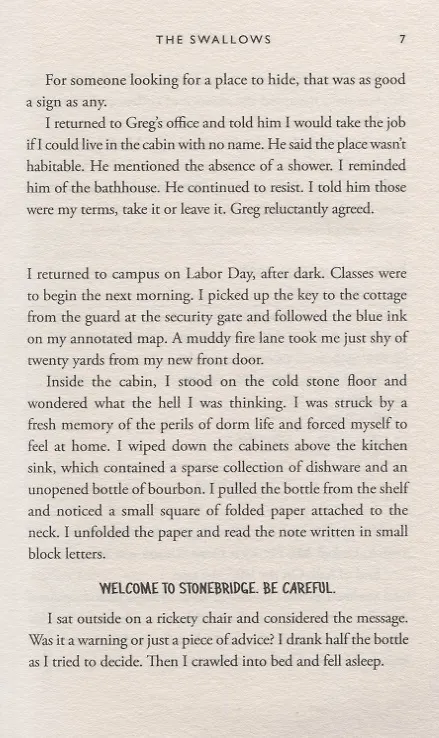 Книга The Swallows (Liza Lutz) — 4