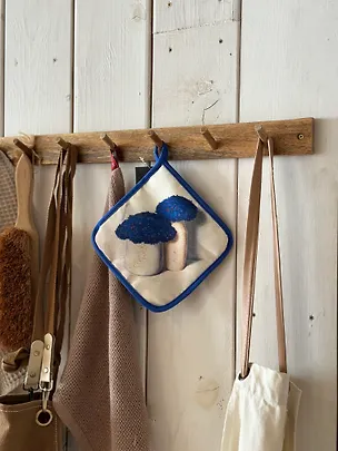 Прихватка вафля Букет Васильков 3054854