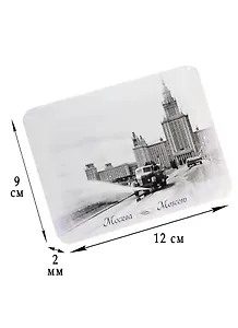 Магнитная открытка Москва Ретро МГУ машина (МОРМск-03)