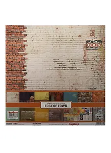 Набор бумаги для скрапбукинга Гаражи (SCB220608300) (30,5х30,5см) (8 л.) (190 гр/м) (упаковка)