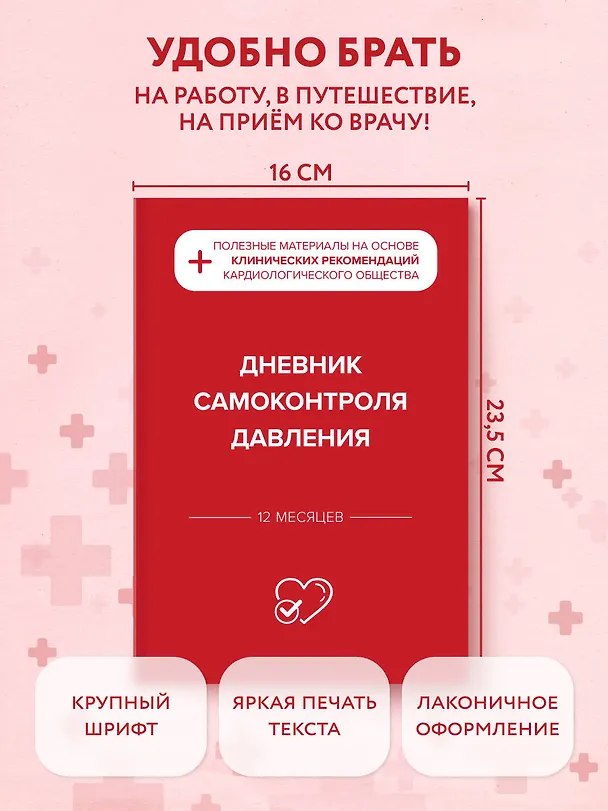 Дневник самоконтроля давления 3117209 — 8