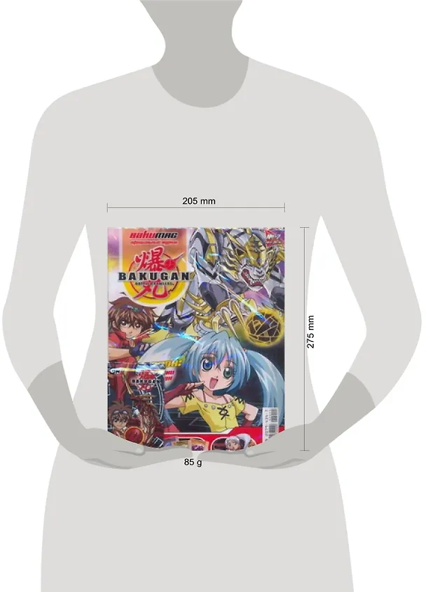 Книга Журнал Bakugan №2(5)/11 (+карточки) (м) (упаковка) () — 2