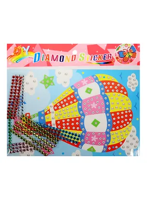 Аппликация стразами Воздушный шар А4 (15-01248-D19) 2493564