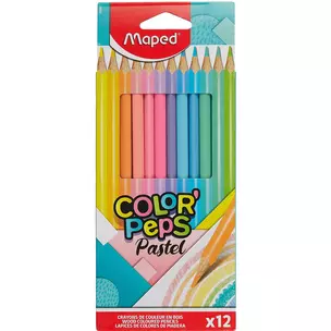 Карандаши цветные Maped, Color'Peps Pastel, 12 цветов — 258567 — 1