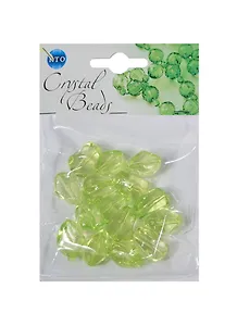 Набор бусин Кристальная игра Камешки светло-зеленые (CRP143) (упаковка)