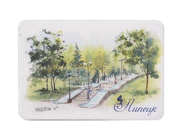 Магнит картон Каскад фонтанов (Липецк) (МК/491/002) 3127533 — 1