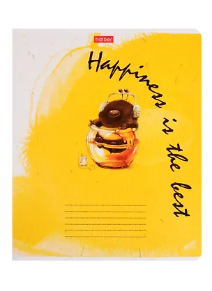 Тетрадь в узкую линейку Hatber, "Милашки", 12 листов, в ассортименте 254996