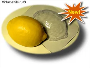 Пластиковая форма для мыла Лимон 2313299