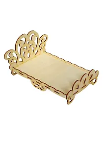 Мебель резная для росписи Кровать (2150235) (игрушка из дерева) (упаковка)