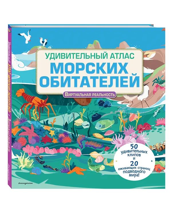 Книга Удивительный атлас морских обитателей. Виртуальная реальность (Джейми Коллинз) — 5