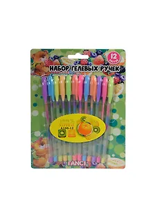 Ручки гелевые Action!, "Радуга", 12 цветов 1 мм