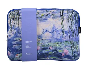 Папка А4 на молнии "ART. Моне К. Водяные лилии" кож.зам, Schiller