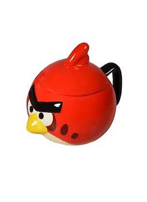 Angry Birds Кружка объемная с крышкой Красная птица (доломит) 2427954