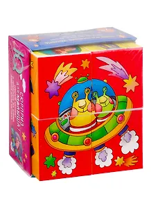 Умные кубики в поддончике. 4 штуки. Кто на чём летит?