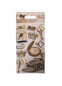 3D декоративные наклейки Винтаж (СР-26) (Рукоделие) (упаковка)