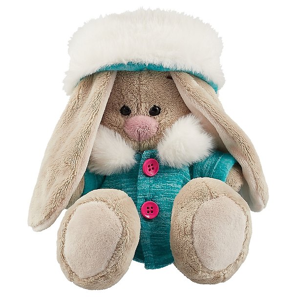 Мягкая игрушка Зайка Ми в пальто с шапкой (15 см) (SidX-266) 2701631 — 1