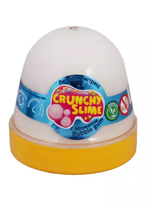 Лизун-антистресс TM Mr.Boo Crunchy slime BubbleGum — 2787655 — 1