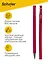 Ручки шариковые красные 12шт "Slim Glide" 0,7мм, Schiller — 3078446 — 2