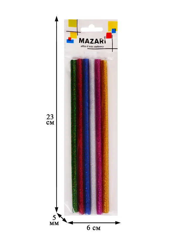 Стержни для клеевого пистолета ТМ MAZARI с блестками M-4309P 2773540 — 2