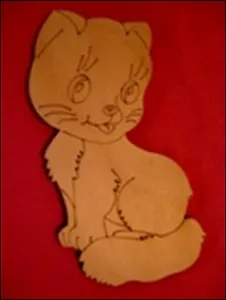 Заготовка для творчества Кошка № 1 (ЗДД00001) (упаковка)