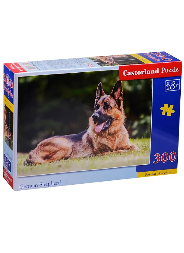 Пазл 300 Восточноевропейская овчарка (40х29) (B-030200) (Castorland Puzzle) (8+) 2576748 — 3