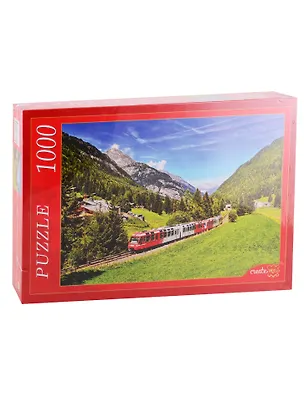 Пазл 1000 эл. Поезд среди зелёных холмов КБ1000-6860 2790100