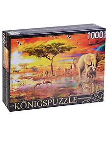 Пазл Königspuzzle 1000 эл.68,5*48,5см. Озеро в саванне МГК1000-6466