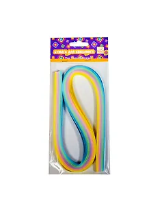 ACTION! Fancy Creative Набор бумаги цветной для квиллинга Пастель 6мм*53см, 100шт., 5 цветов