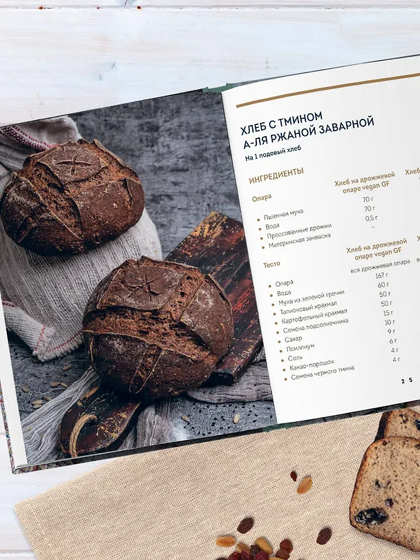 Книга Выпечка без глютена. Традиционные рецепты с веганским вариантом: от хлеба и пирогов до пряников и куличей (Ася Мотина) — 14