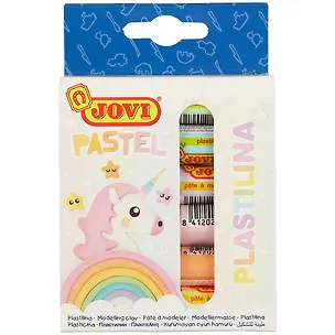 Пластилин «Jovi pastel», 6 цветов, 90 гр 251991
