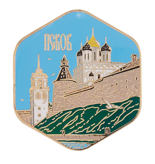 Магнит Кремль 1 (Псков) (пск 102) 3127679 — 2