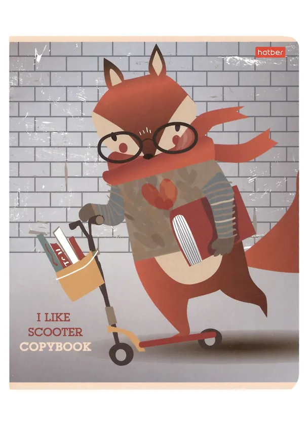 Тетрадь общая «I Like Sсooter», 48 листов в клетку, A5, в ассортименте - Hatber 2915513 — 1