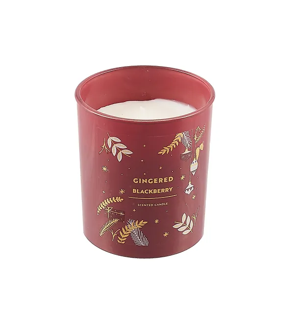 Ароматическая Свеча в стакане (Blackberry) (200г) (8х9) (12-Fareast-B007020-1) 3050459 — 2