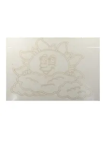 Трафарет Солнышко (А4) (322) (упаковка)