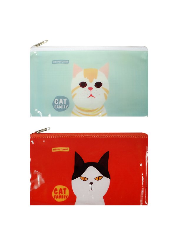 Папка на молнии B6 «Cat family», в ассортименте 237806 — 1
