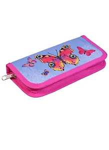 Пенал школьный 1 отделение "Sweet Jeans", с наполнением (14 предметов)