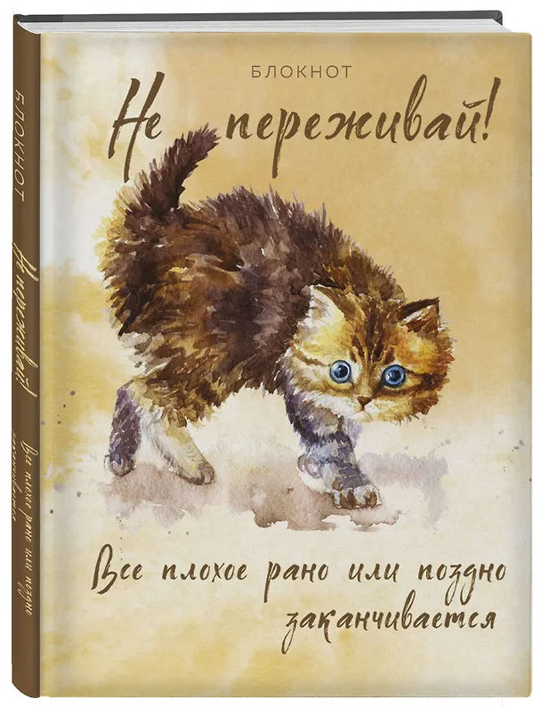 Блокнот. Не переживай! Все плохое рано или поздно заканчивается 2961360 — 2
