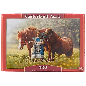 Пазл Castorland 500 эл. 47*33см. Лошади B-52509