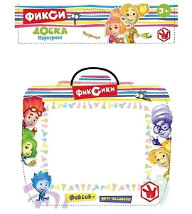 Доска для рисования маркерная Фиксики 21,5*30см + маркер Centrum