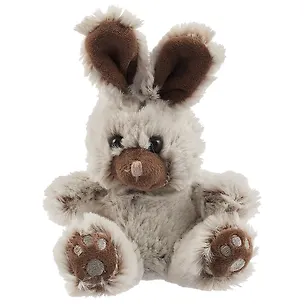 Мягкая игрушка Зайка серый в крафт коробке 2481733