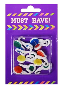 Кнопки гвоздики 12шт "Крючок" блистер, MUST HAVE!