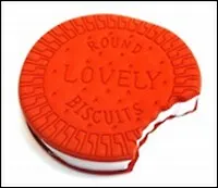 Блокнот "Печенье" с откусанным краем (002508) (Карамба)