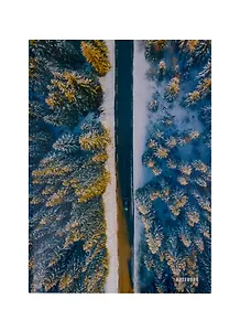 Книга для записей А4 100л кл. "Вид сверху" 7БЦ, глянц.ламинация