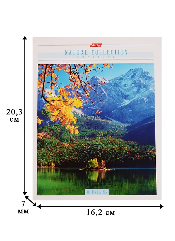 Тетрадь общая «Nature Collection» в ассортименте, 80 листов в клетку, А5 - Hatber 240603 — 5
