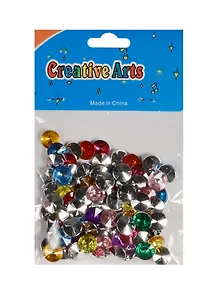 Набор бусин (20гр) стразинки (1см) (ассорти) (11-24067-L36)