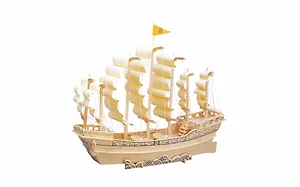 Конструктор, Судно династии Минг, 23х37, дерево