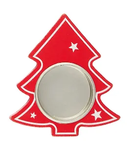 Подсвечник для чайной свечи Елочка (дерево) (ПВХ бокс) (12-6091-35)