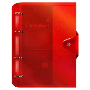 Тетрадь на кольцах Unnika, "Chameleon. Красный", А5, 120 листов