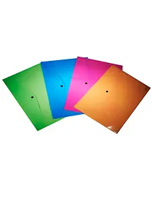 Папка-конверт А3 на кнопке, ассорти