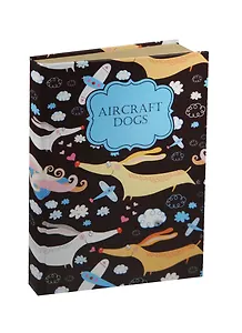 Блокнот Aircraft Dogs (крафт) (БТ2015-093) (бумага крафт) (картон) (192 страницы)